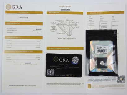 MOISSANITE 4.00 cts GRA certificate 6833...