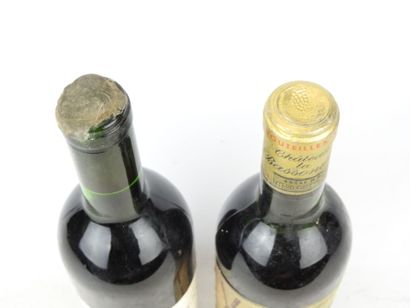2 POMEROL bottles including 1 Château la...
