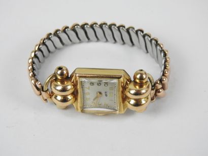 LIP Laminated gold-plated ladies' watch ...
