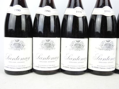 7 bottles SANTENAY Louis Duchemin 1990