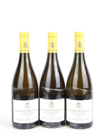 3 Bottles Chassagne-Montrachet Les Chaumées...