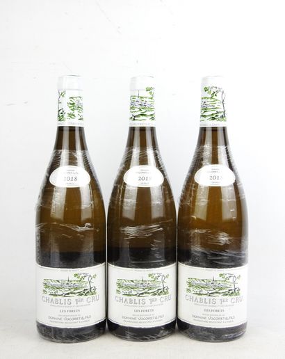 3 Bottles CHABLIS La Forêt 