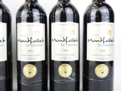 6 Bottles COTE DE BLAYE Gold Le Valentin...