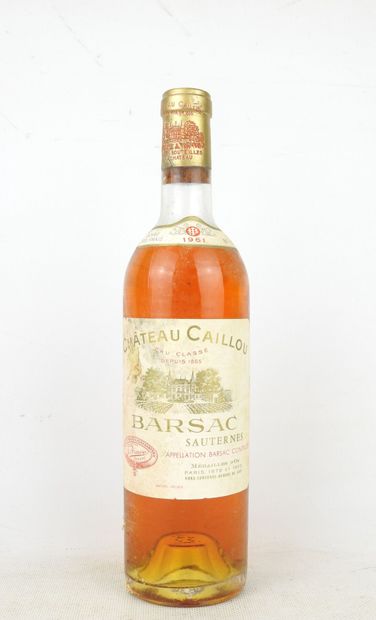 1 bottle Château Caillou Barsac Sauternes...