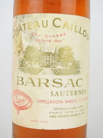 1 bottle Château Caillou Barsac Sauternes...