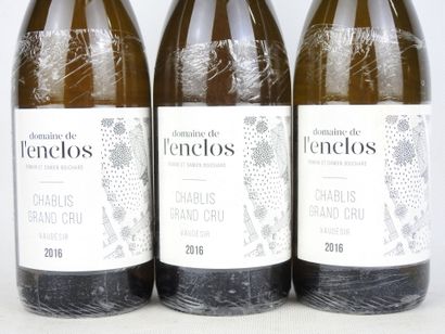 3 Bottles CHABLIS Vaudésir 