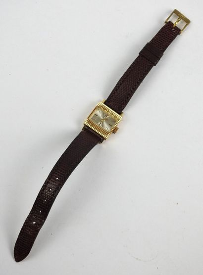 CAURY. Ladies' watch in 750/1000th gold....