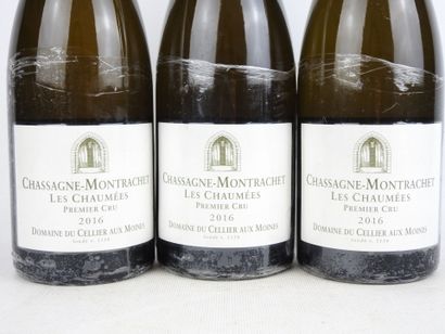 3 Bottles Chassagne-Montrachet Les Chaumées...
