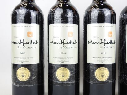6 Bottles COTE DE BLAYE Gold Le Valentin...