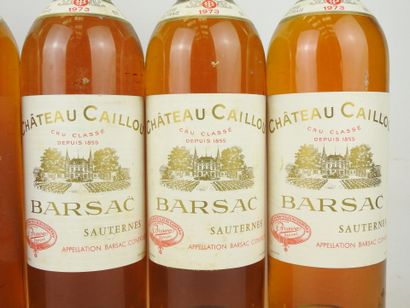 6 bottles Château Caillou Barsac Sauternes...