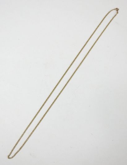 CHAIN in yellow gold 750/1000e. 2.55g. L.56...