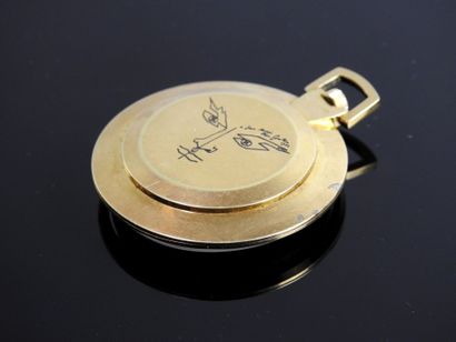 TISSOT: Stylist gold-plated pocket watch,...