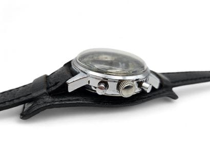 YEMA.
Men's stainless steel chronograph wristwatch,...