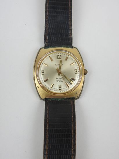 ATERIA. Men's automatic incabloc 21-jewel...