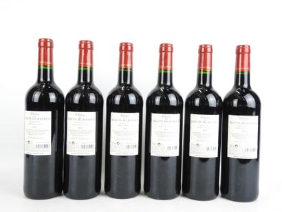 6 bottles Château des Hauts Murasses 201...