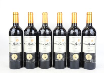 6 Bottles COTE DE BLAYE Gold Le Valentin...