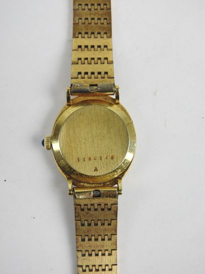 JAEGER LECOULTRE. Gold-plated ladies' wristwatch....