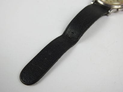 JAEGER: Steel chronometer watch, circa 1950,...
