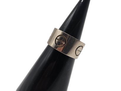 CARTIER.
Ring in 750 thousandths white gold,...