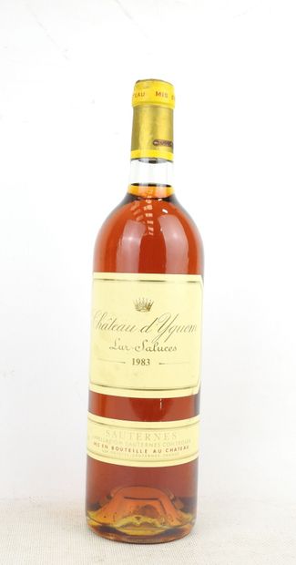 1 bottle CHATEAU D' YQUEM Sauternes 1983...