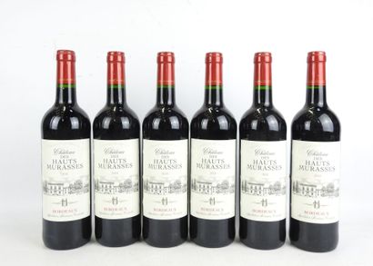 6 bottles Château des Hauts Murasses 201...