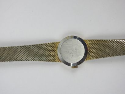 SWISS LADY'S WATCH in steel and white and...