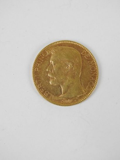 MONACO. 100 francs Albert I prince of Monaco...
