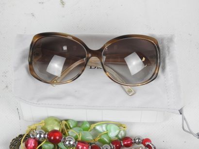 Large lot of costume jewelry, watches including...