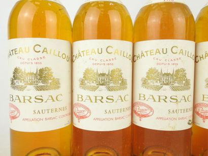 5 bottles Château Caillou Barsac Sauternes...