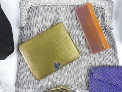 TEN EVENING BAGS or pouches circa 1930/1960...