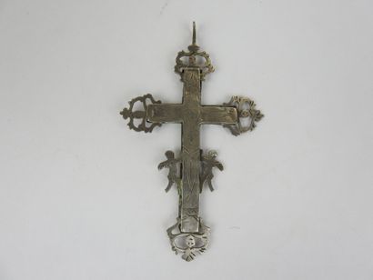 Reliquary cross pendant, very early, 18th...