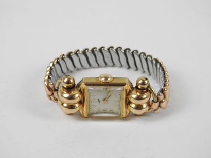 LIP Laminated gold-plated ladies' watch ...