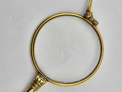 Yellow gold 750 thousandths and gilded metal...