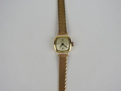 ELIX: Ladies' watch in 750 thousandths gold,...