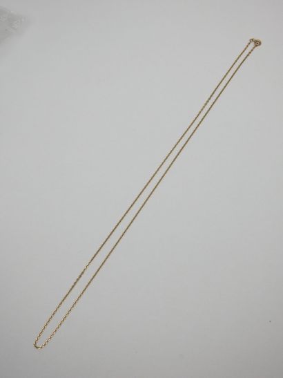 CHAIN in yellow gold 750/1000e. 6,17g. L.61...