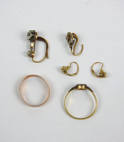 BRIS D'OR 750/1000e including earrings and...