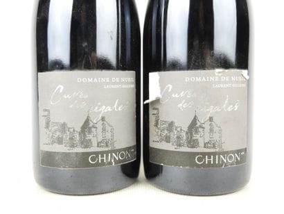2 bottles Chinon Laurant Gilloire Les Cigales...