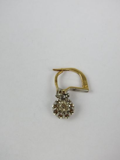 0.20 ct DIAMOND on a 750/1000 yellow gold...