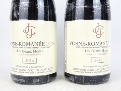 2 Bottles VOSNE ROMANEE Les Beaux Monts,...