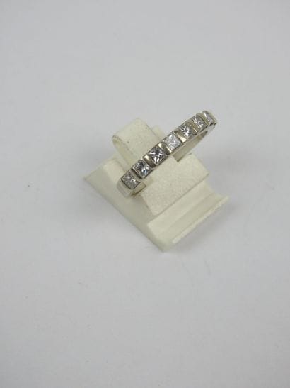 HALF ALLIANCE 750/1000 white gold set with...