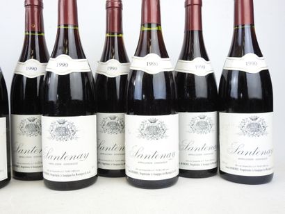 12 bottles SANTENAY Louis Duchemin 1990