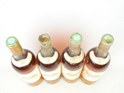 4 bottles Château Caillou Barsac Sauternes...