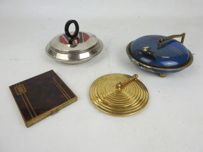 Blush boxes from the 1920s/1930s, set of...