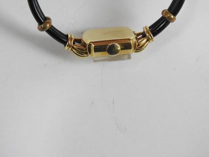OMEGA: Ladies' watch with rectangular case...