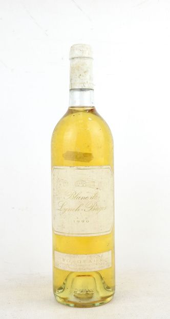 1 bottle BLANC DE LYNCH BAGES 1990. Label...