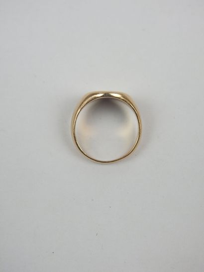 CHEVALLIERE ring, yellow gold 750/1000, FG....