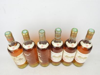 6 bottles Château Caillou Barsac Sauternes...