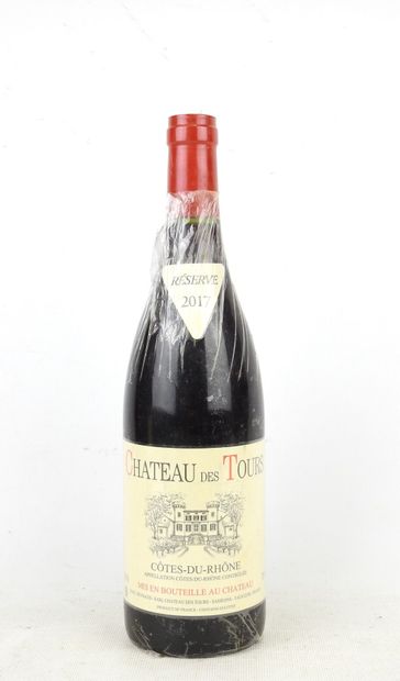 1 bottle Château des Tours Côtes du Rhône...