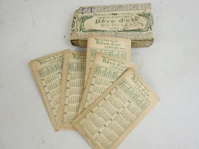 L.T.Piver, Rêve d'or, twenty scented cards...