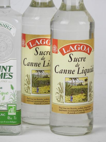 4 bottles Old Nick White Rum, Saint James...
